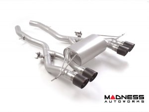 BMW 2 Series Performance Exhaust - Ragazzon - Evo Line - Axle Back - Dual Exit/ Carbon Fiber Tips - M2 (G87) 3.0L